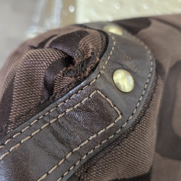 BROWN COACH CARLY CLOTH BAG 🤎 - Picture 11 of 16